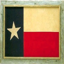 Texas Flag 2'x3' Framed